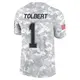 Limited Arctic Camo Youth Jalen Tolbert Dallas Cowboys 2024 Salute to Service Jersey