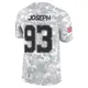 Limited Arctic Camo Youth Linval Joseph Dallas Cowboys 2024 Salute to Service Jersey