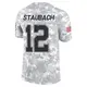 Limited Arctic Camo Youth Roger Staubach Dallas Cowboys 2024 Salute to Service Jersey