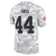 Limited Arctic Camo Youth Trent Sieg Dallas Cowboys 2024 Salute to Service Jersey