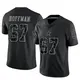 Limited Black Men's Brock Hoffman Dallas Cowboys Reflective Jersey