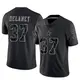 Limited Black Men's Dee Delaney Dallas Cowboys Reflective Jersey