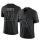 Limited Black Men's Joe Looney Dallas Cowboys Reflective Jersey