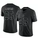 Limited Black Men's Marist Liufau Dallas Cowboys Reflective Jersey