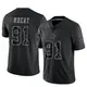 Limited Black Men's Tyrus Wheat Dallas Cowboys Reflective Jersey