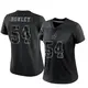 Limited Black Women's Chuck Howley Dallas Cowboys Reflective Jersey