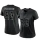 Limited Black Women's Darren Woodson Dallas Cowboys Reflective Jersey