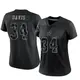 Limited Black Women's Malik Davis Dallas Cowboys Reflective Jersey