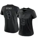 Limited Black Women's Tony Romo Dallas Cowboys Reflective Jersey