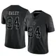 Limited Black Youth Charles Haley Dallas Cowboys Reflective Jersey