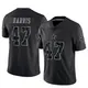 Limited Black Youth Darius Harris Dallas Cowboys Reflective Jersey