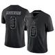 Limited Black Youth Jack Anderson Dallas Cowboys Reflective Jersey