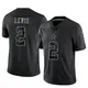 Limited Black Youth Jourdan Lewis Dallas Cowboys Reflective Jersey