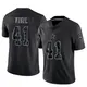 Limited Black Youth Nick Vigil Dallas Cowboys Reflective Jersey