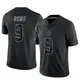 Limited Black Youth Tony Romo Dallas Cowboys Reflective Jersey