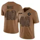 Limited Brown Men's Bill Bates Dallas Cowboys 2023 Salute To Service Jersey