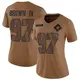 Limited Brown Women's Earnest Brown IV Dallas Cowboys 2023 Salute To Service Jersey