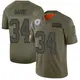 Limited Camo Men's Malik Davis Dallas Cowboys 2019 Salute to Service Jersey