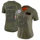 Limited Camo Women's Deion Sanders Dallas Cowboys 2019 Salute to Service Jersey