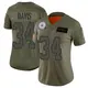 Limited Camo Women's Malik Davis Dallas Cowboys 2019 Salute to Service Jersey