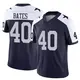 Limited Navy Men's Bill Bates Dallas Cowboys Alternate Vapor F.U.S.E. Jersey