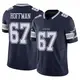 Limited Navy Men's Brock Hoffman Dallas Cowboys Vapor F.U.S.E. Jersey