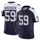 Limited Navy Men's Brock Mogensen Dallas Cowboys Alternate Vapor F.U.S.E. Jersey