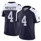 Limited Navy Men's Dak Prescott Dallas Cowboys Alternate Vapor F.U.S.E. Jersey