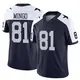 Limited Navy Men's Jonathan Mingo Dallas Cowboys Alternate Vapor F.U.S.E. Jersey