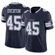 Limited Navy Men's Matt Overton Dallas Cowboys Vapor F.U.S.E. Jersey