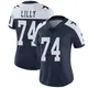 Limited Navy Women's Bob Lilly Dallas Cowboys Alternate Vapor Untouchable Jersey