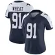 Limited Navy Women's Tyrus Wheat Dallas Cowboys Alternate Vapor Untouchable Jersey