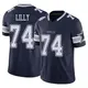 Limited Navy Youth Bob Lilly Dallas Cowboys Vapor F.U.S.E. Jersey