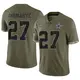 Limited Olive Men's Amani Oruwariye Dallas Cowboys 2022 Salute To Service Jersey