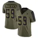 Limited Olive Men's Brock Mogensen Dallas Cowboys 2021 Salute To Service Jersey