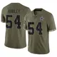 Limited Olive Men's Chuck Howley Dallas Cowboys 2022 Salute To Service Jersey