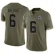 Limited Olive Men's Donovan Wilson Dallas Cowboys 2022 Salute To Service Jersey