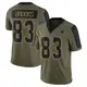 Limited Olive Men's Jalen Brooks Dallas Cowboys 2021 Salute To Service Jersey