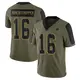 Limited Olive Men's Jalen Moreno-Cropper Dallas Cowboys 2021 Salute To Service Jersey