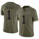 Limited Olive Men's Jalen Tolbert Dallas Cowboys 2022 Salute To Service Jersey