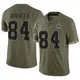 Limited Olive Men's Jay Novacek Dallas Cowboys 2022 Salute To Service Jersey