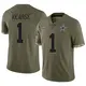 Limited Olive Men's Jayron Kearse Dallas Cowboys 2022 Salute To Service Jersey