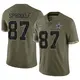 Limited Olive Men's Jeremy Sprinkle Dallas Cowboys 2022 Salute To Service Jersey