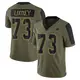 Limited Olive Men's Joe Looney Dallas Cowboys 2021 Salute To Service Jersey