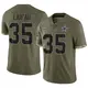 Limited Olive Men's Marist Liufau Dallas Cowboys 2022 Salute To Service Jersey