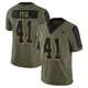 Limited Olive Men's Nick Vigil Dallas Cowboys 2021 Salute To Service Jersey