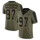 Limited Olive Men's Osa Odighizuwa Dallas Cowboys 2021 Salute To Service Jersey