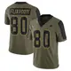 Limited Olive Men's Ryan Flournoy Dallas Cowboys 2021 Salute To Service Jersey