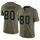 Limited Olive Men's Ryan Flournoy Dallas Cowboys 2022 Salute To Service Jersey