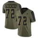 Limited Olive Men's Travis Frederick Dallas Cowboys 2021 Salute To Service Jersey